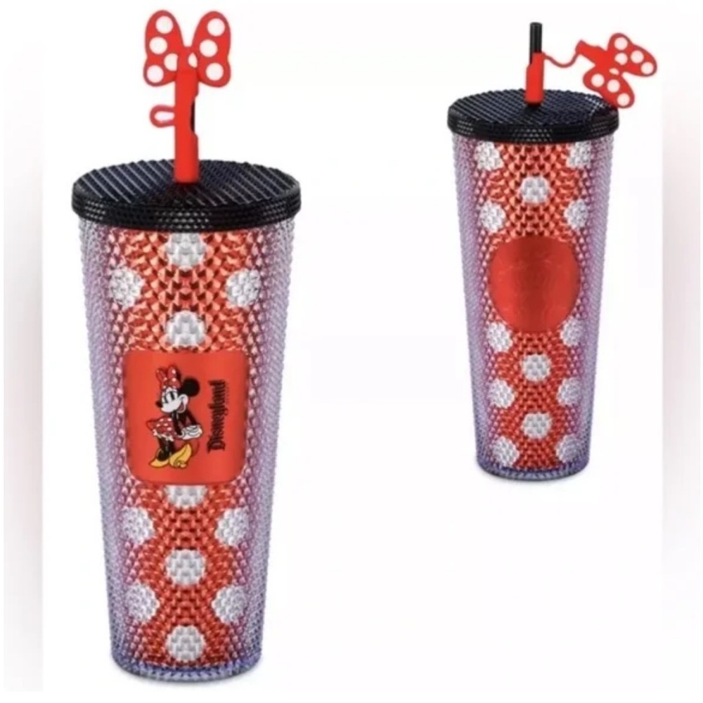 Walt Disney World Minnie Mouse Starbucks Tumbler with Straw